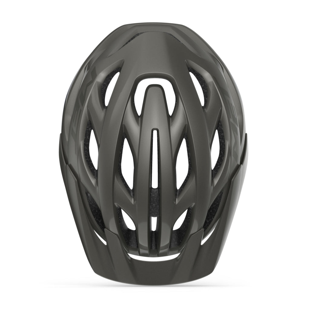 Fietshelm MET Veleno - Titanium Metallic Fietshelm MET Veleno - Titanium Metallic